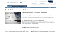 Desktop Screenshot of online-rechnungen.de